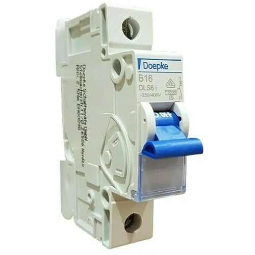 EXTEH Zaštitni električni prekidač 1-polno (16 A, 70 x 18 x 81 mm, IP20)