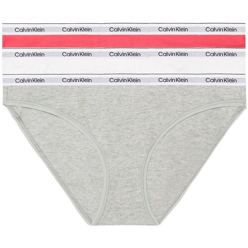 Calvin Klein Spodnje hlačke pegasto siva / svetlo rdeča / črna / bela Cene