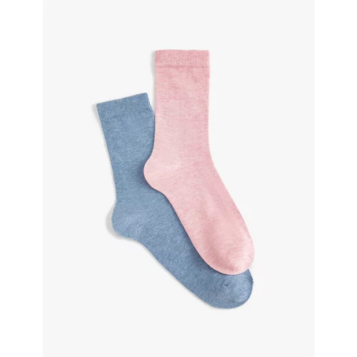 Koton Set of 2 Socks, Multicolor Textured