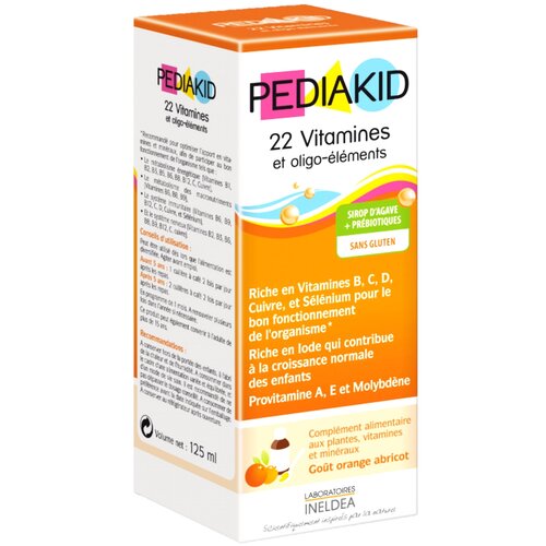 Ineldea pediakid sirup 22 vitamina za decu 250ml Slike