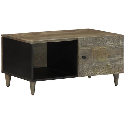  Stol za kavu svijetlo sivi 80x50x40 cm Puno drvo Mango Cijene