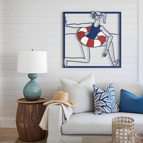 Wallity Zidna dekoracija Obalna muza 69 x 68 cm Slike