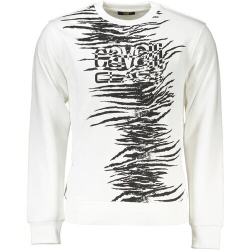Cavalli Class SWEATSHIRT WITHOUT ZIP MEN WHITE Cene