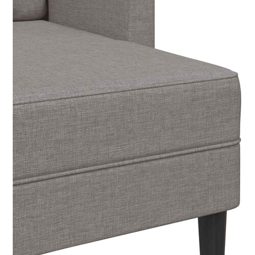 SOFA 2-sjed s ležaljkom u obliku slova L Taupe 125 cm tkanina Slike