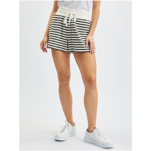 Orsay Black &amp;amp; White Women Striped Sweatpants - Women Slike