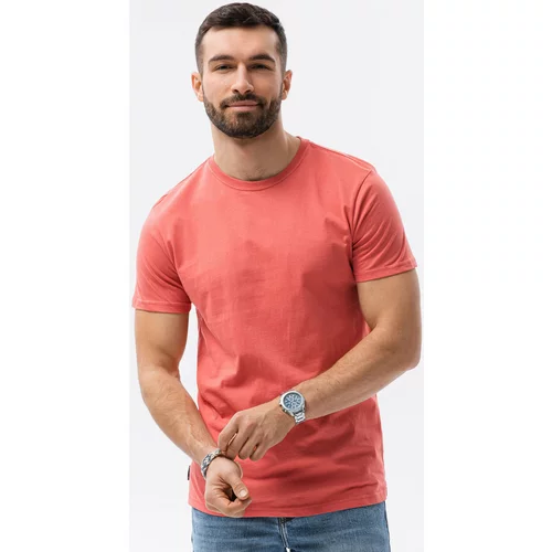 Ombre Majice s kratkimi rokavi Moška majica (S1370CORAL) pisana