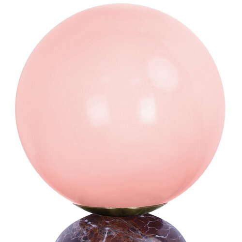 Leitmotiv Bordo rdeča marmorna namizna svetilka (vi&amp;scaron;ina 20 cm) Lazio Sphere &amp;ndash; Slike