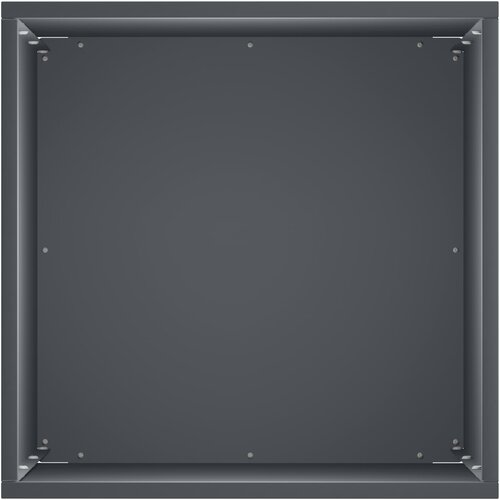  Vrtna saksija Antracit 40 x 40 x 50 cm Čelična vrata Slike