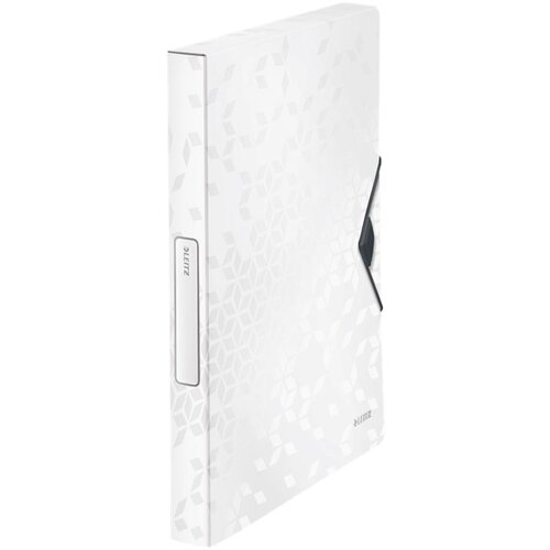 Leitz Mapa s klapo in elastiko A4 PP wow, 30 mm, bela Slike