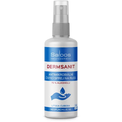 Saloos dermsanit natural hand cleaning antimicrobial spray 100ml
