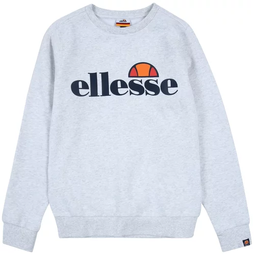 Ellesse Sweater majica 'Suprios' mornarsko plava / svijetlosiva / narančasta / crvena