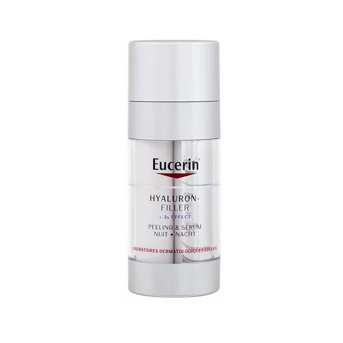Eucerin Hyaluron-Filler + 3x Effect Night Peeling & Serum serum za obraz 30 ml za ženske