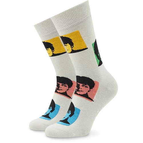 Happy Socks BEATLES SILHOUETTES Klasične čarape, bež, veličina