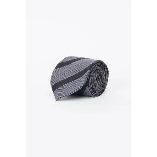 ALTINYILDIZ CLASSICS Men's Black-anthracite Patterned Tie