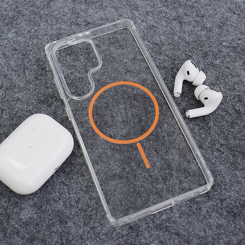  Maska za Samsung S25 Ultra narandžasto Mag Case Clear Slim Cene