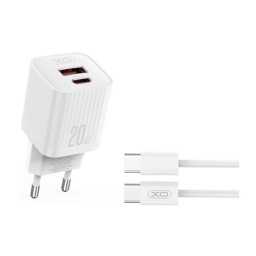 XO L147 Kućni punjač 20W PD + Type C kabl 1m ( 0347 ) Cene