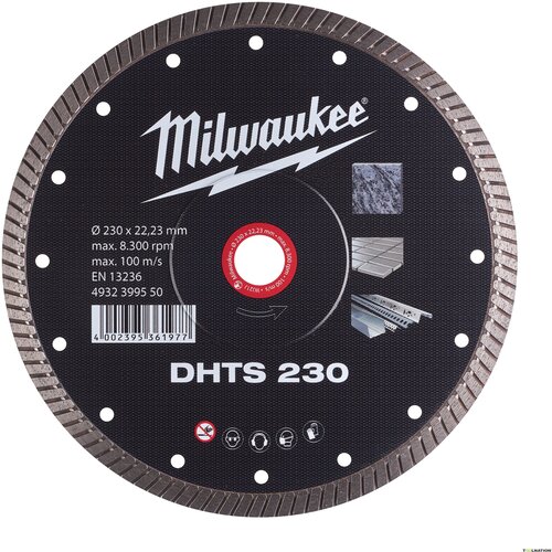 Milwaukee Rezna dijamantska ploča 230mm, 4932399550 Slike