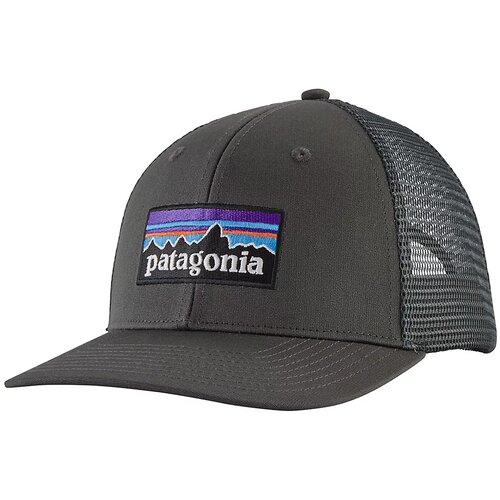 Patagonia P-6 Logo Trucker Kapa s šiltom forge grey Cene