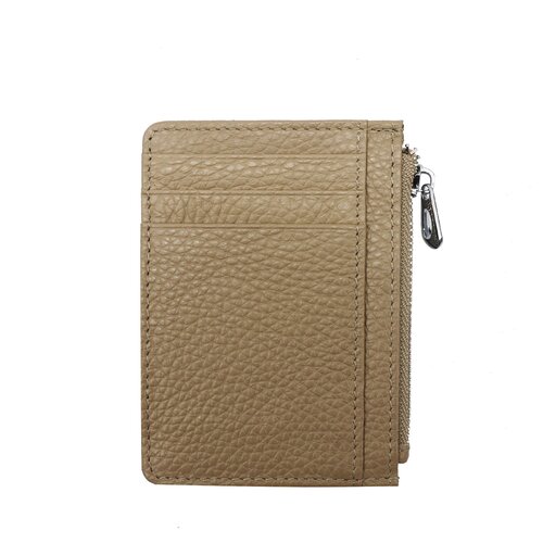 INF Elegantno držalo za kartice iz pravega usnja - Apricot Brown, (21562354) Cene