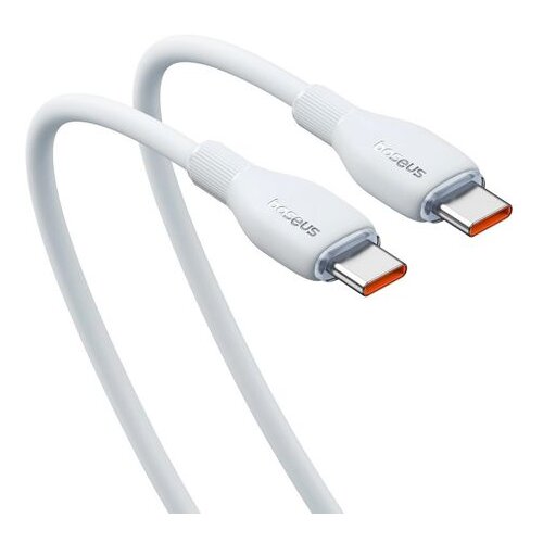 Baseus Kabel USB-C &amp;rarr; USB-C QC PD 100W 2m Elastic Bijeli, (6932172634018) Slike