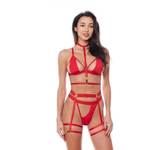 Anais Zoey Harness Red XXL/XXXL