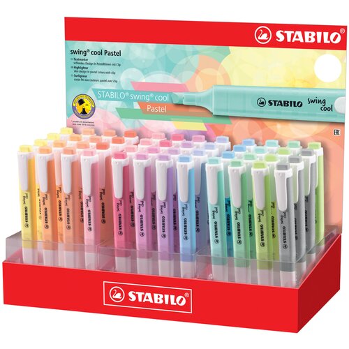 Stabilo osvetljevalec swing cool pastel, box display 48, (21656327) Cene