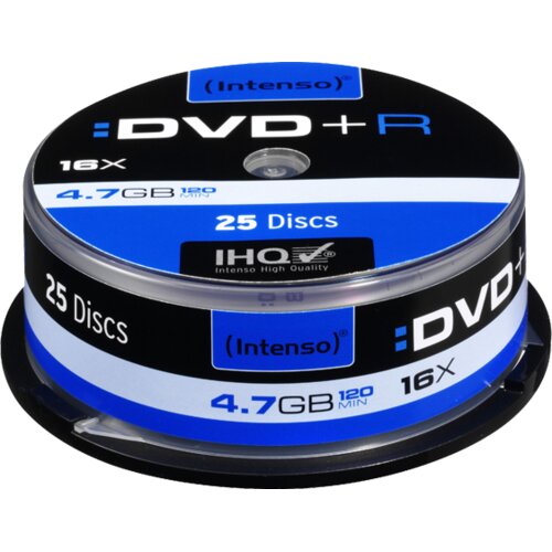 Intenso DVD+R 4,7GB pak. 25 komada Cake Box &ndash; DVD+R4,7GB/25Cake Cijene