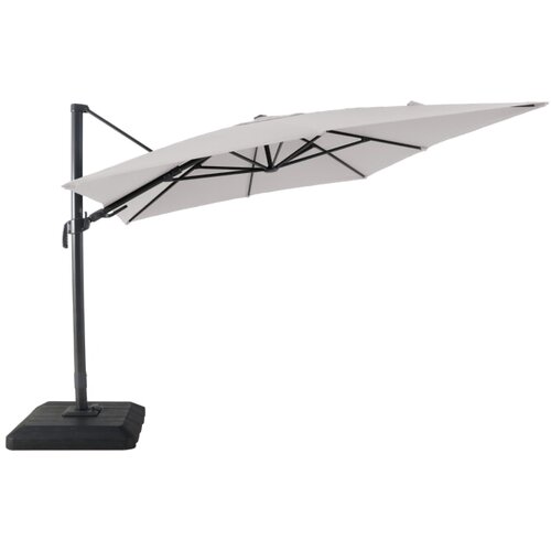 SUNFUN viseći suncobran Capri, s postoljem (300 x 350 cm, Bež boje) Slike