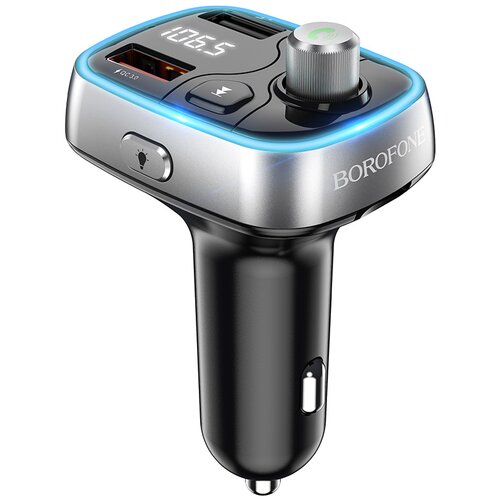 FM transmiter Bluetooth sa USB punjaćem BOROFONE BC32 Sunlight car TF card black Slike