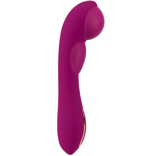 Javida - vibrator s pumpicom u 2 točke (ljubičasta)