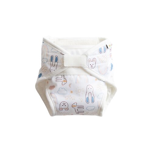 Vimse navlaka za pelene S - White Teddy Slike