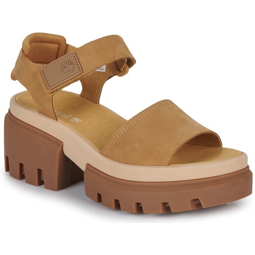 Timberland Sandali &amp;amp; Odprti čevlji EVERLEIGH ANKLE STRAP Kostanjeva Slike