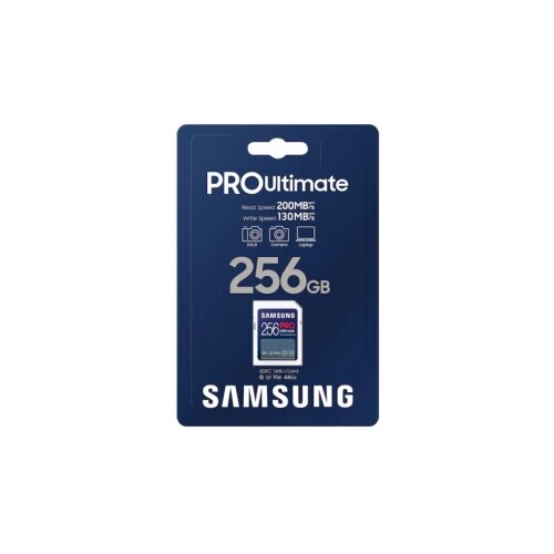 Samsung &amp;quot;CARD Card 256GB XC PRO Ultimate (CL10) retail&amp;quot; Slike