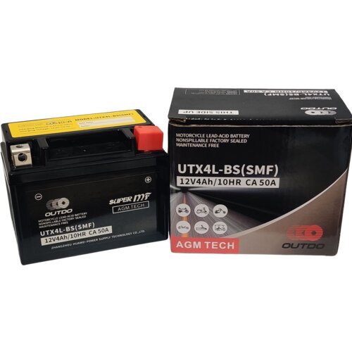 Outdo akumulator za motor UTX4L-BS gel (12V 4 ah, 114 x 71 x 86), (21287694) Slike