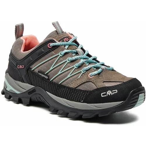 CMP Trekking čevlji Rigel Low Wmn Trekking Shoes Wp 3Q54456 Deserto/Jade 01PR