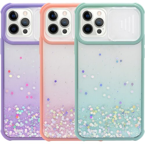  Maska za iPhone 12 Pro Max Dazzling Camera Shield ljubičasta Cene