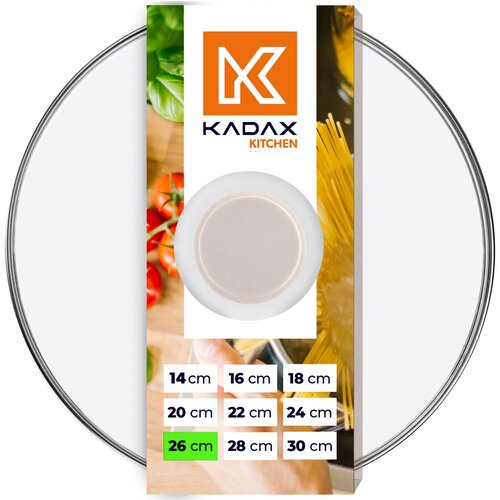 KADAX stekleni pokrov 26 cm univerzalni toplotno odporen pokrov za lonce in ponev, (5000355952) Cene