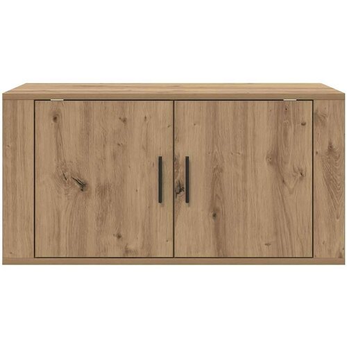  Ormar za TV montiran na zid hrast artisan 80 x 34.5 x 40 cm Slike
