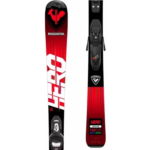 Rossignol HERO JR KID-X + KID 4 GW B76 Dječje skije za spust, crvena, veličina