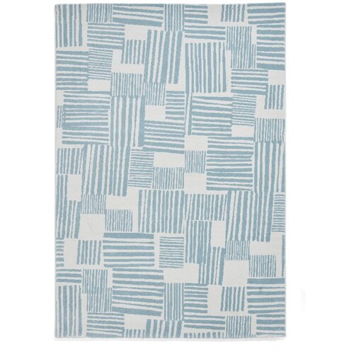 Catherine Lansfield Svetlo modra preproga 160x230 cm Blocks – Cene