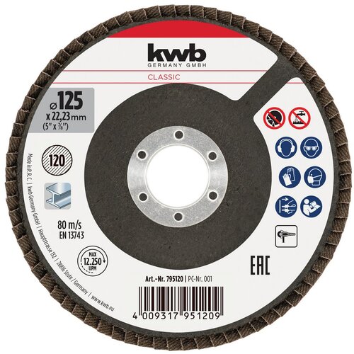 KWB Brusna ploča lamelirana 125 mm, GR120 Cijene