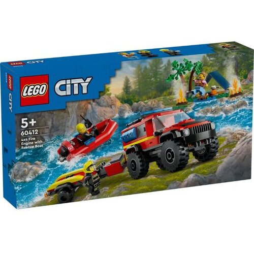 Lego VATROGASNO VOZILO 4X4 SA SPASILAČKIM ČAMCEM 60412 Cijene