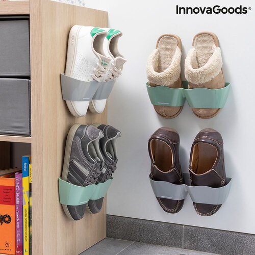 InnovaGoods Ljepljivi Stalci za Obuću Shohold Paket od 4 kom. Slike