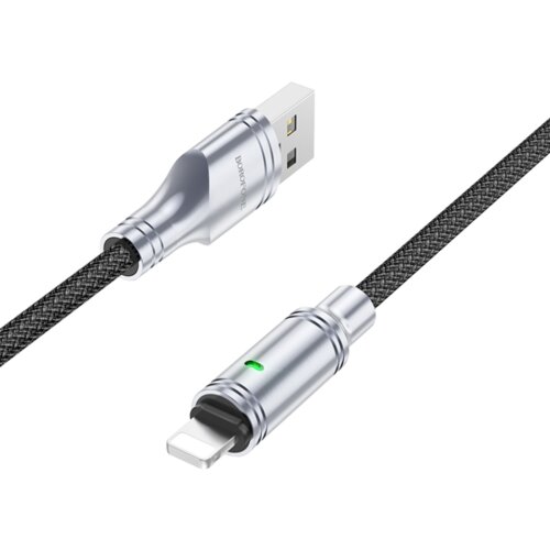  Kabal BOROFONE BU40 Advantage charging data cable 1,2m, 2,4A iPhone/lightning black Slike