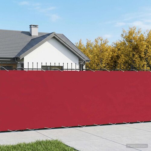  Zaslon za privatnost na balkonu 200 x 400 cm Crvena Cene
