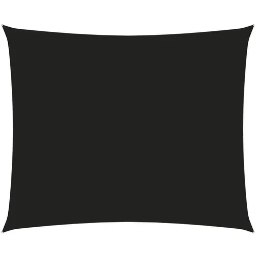  Senčno jadro oksford blago pravokotno 6x7 m črno