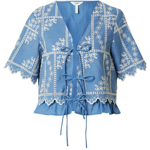 .OBJECT Bluza 'CHINNA' plavi traper / bijela