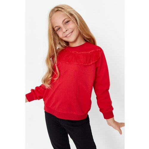 Trendyol Tulle Flywheel Girl Knitted Sweatshirt Slike