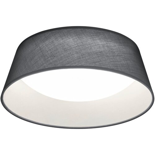  črna LED stropna svetilka s tekstilnim senčilom Ponts Cene