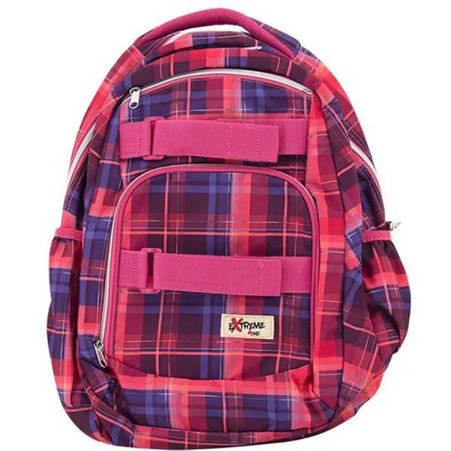 EXTREME4ME ranac školski roze karirani G03203 Extreme 90758 Slike